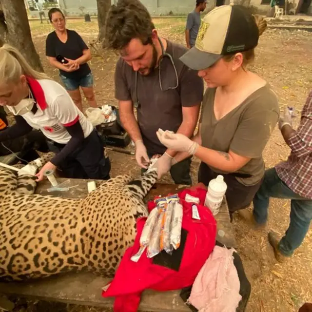 Eduarda junto com voluntários cuidamsporting bet copaonça resgatada