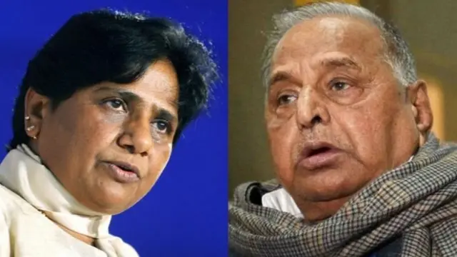 मायावती, मुलायम सिंह यादव, आरक्षण