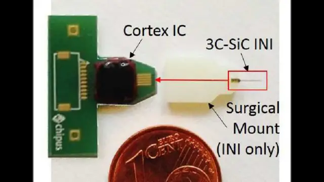 Primeira geração da Interface Neural Implantável, comparada ao tamanhodifference between dogma f and f12moedadifference between dogma f and f12um centavodifference between dogma f and f12euro