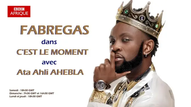 Le chanteur congolais Fabregas était l'invité de l'émission musicale ''C'est le moment le moment'', présentée par Ata Ahli Ahebla.