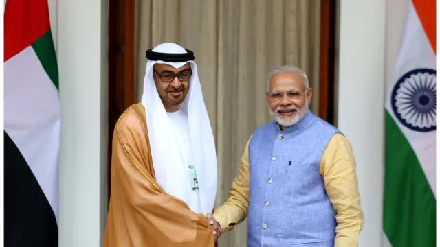 मोदी, यूएई
