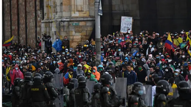 protestas Colombia