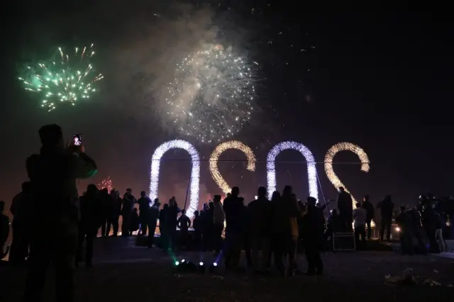 ইরাকে বছর বরণের আলোকসজ্জা