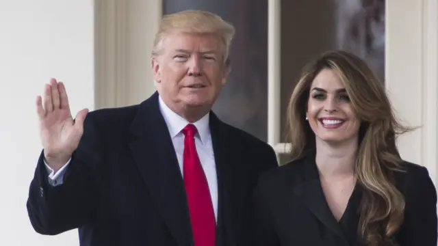 Hope Hicks com President Trump (2018)