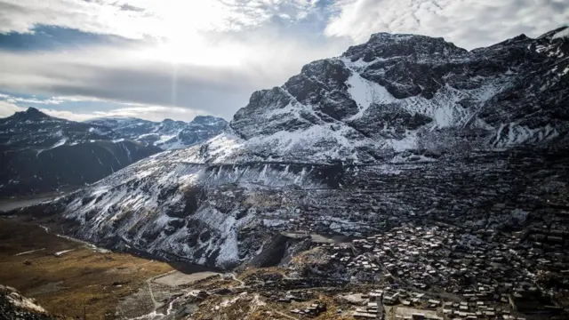 Gold mining town of La Rinconada, Peru