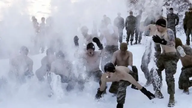 Wanajeshi wa Korea Kusini na wenzao wa Marekani wakishiriki katika mazoezi ya pamoja