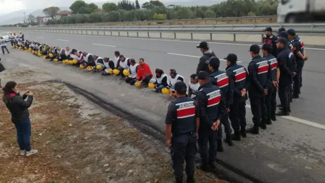 Madenciler yürüyüşü