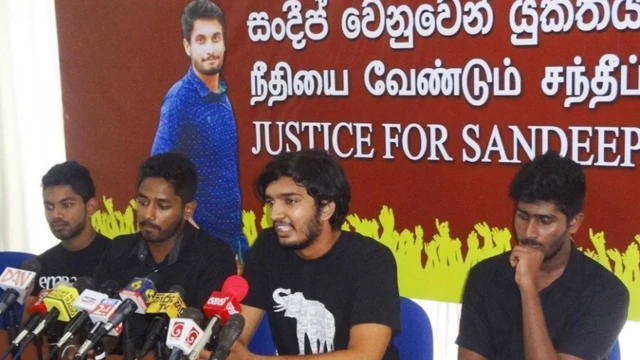 සන්දීප්ගේ මිතුරන් 2016 ඔහු වෙනුවෙන් පැවැත්වූ මාධ්‍ය හමුවක්