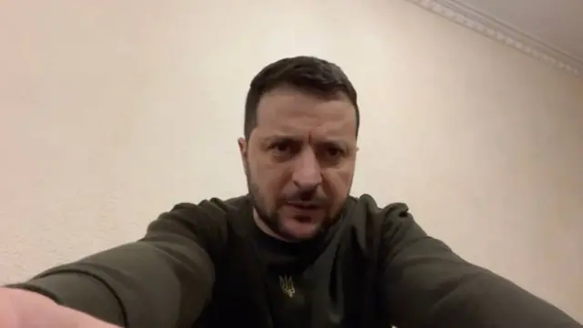 Zelensky addressing Russians