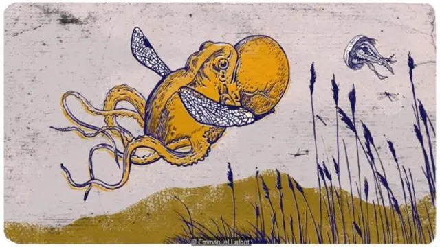 ¿Cambiará la vida marina con arañas acuáticas que cacen sardinas o con peces que aprendan a volar para alimentarse de insectos y pájaros?