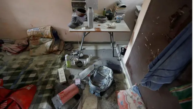 પાંચ તારીખે જેએનયુમાં થયેલા હુમલા બાદ રૂમની હાલત