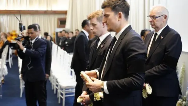 Harry Maguire, myugariro w'ikipe y'igihugu y'Ubwongereza na Liecester City, ni umwe mu bakinnyi bagiye muri Thailand