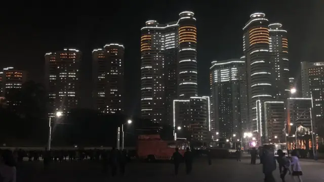 Pyongyang'da bilim insanların yaşadığı bölge