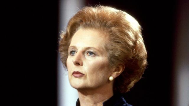 Margaret Thatcher, primera ministra de Reino Unido entre 1979 y 1990.