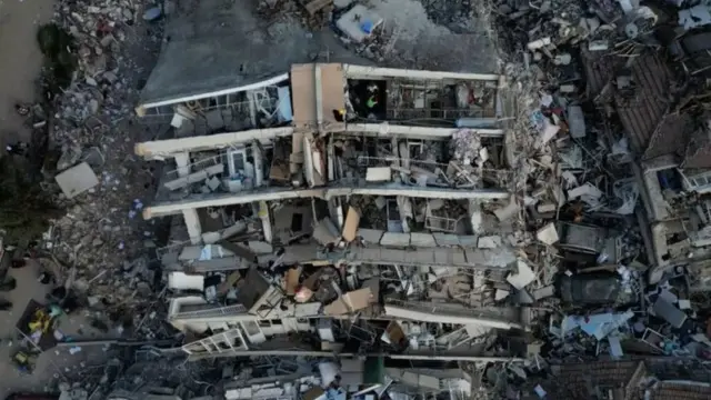 तुर्की भूकंप विनाश तबाही त्रासदी