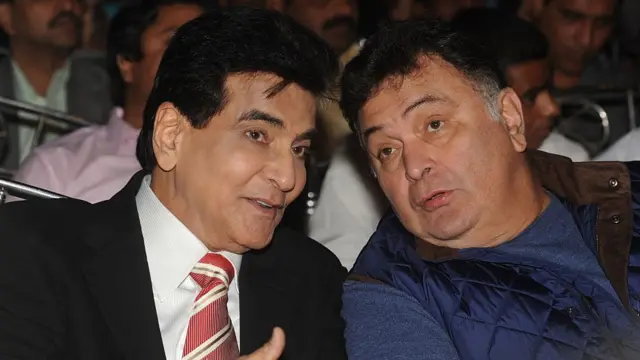 ऋषि कपूर के साथ जीतेंद्र