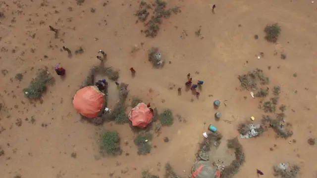 Dry Somalia landscape