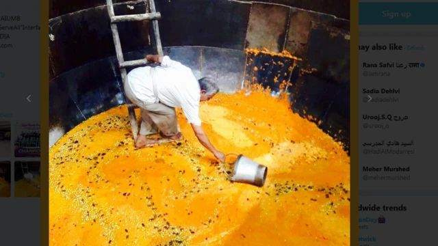 আজমের শরিফের বর্তমান প্রধান সৈয়দ সালমান চিশতী জানাচ্ছেন, তাদের দরগাতে গত সাড়ে চারশো বছর ধরে রোজ দুটো ডেকচিতে মোট ২৪০০ কেজি 'নিরামিষ মিষ্টি পোলাও' রান্না হয়ে থাকে