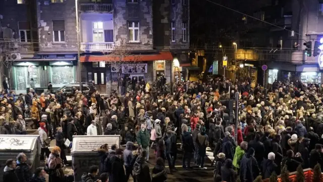 protest opozicije u beogradu