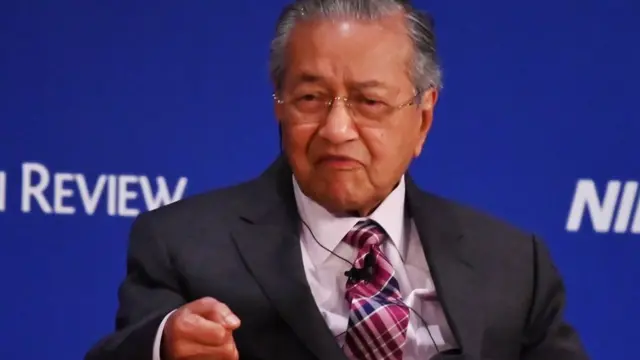 Thủ tướng Malaysia Mahathir Mohamad phát biểu tại hội nghị thường niên Tương lai châu Á tại Tokyo hôm 30/5