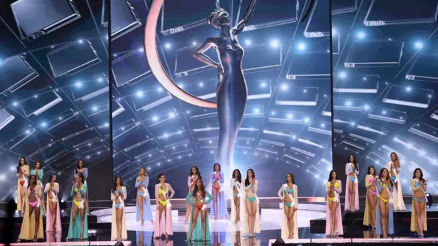 Contestants for stage for di Miss Universe 2021 Pageant