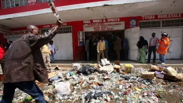 Msako wa pombe haramu umefanyika katika taifa jirani la Kenya katika siku za hivi karibuni