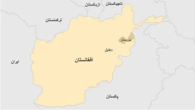 نقشه نورستان