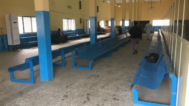 The processing center for th returnees