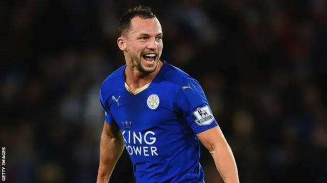 Kiungo wa kati wa Leicester Danny Drinkwater
