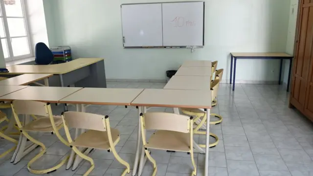 Salón de clases en Pontourny