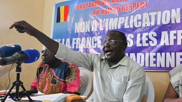 Maître Max Loalngar, le president de la ligue Tchadienne des droits de l'Homme