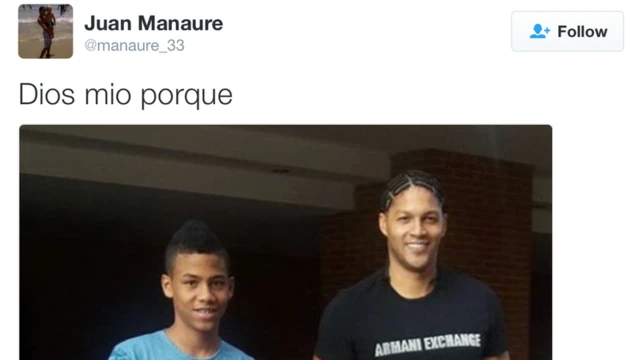 Juan Manaure y su hijo Derek