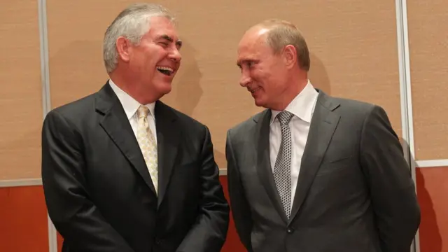 Рекс Тіллерсон, Володимир Путін