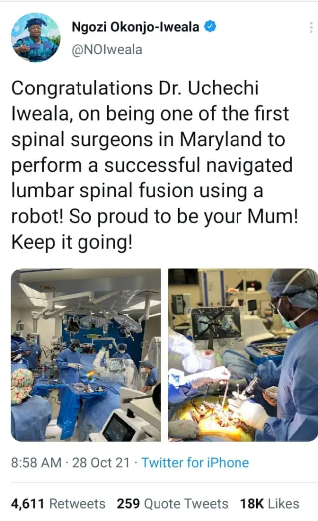 Uchechi Iweala: Okonjo-Iweala