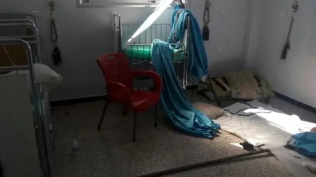 مستشفى مدمر