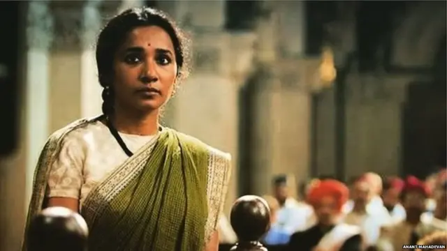 રુકમણીબાઈનું પાત્ર ભજવી રહેલી નાયિકાની તસવીર