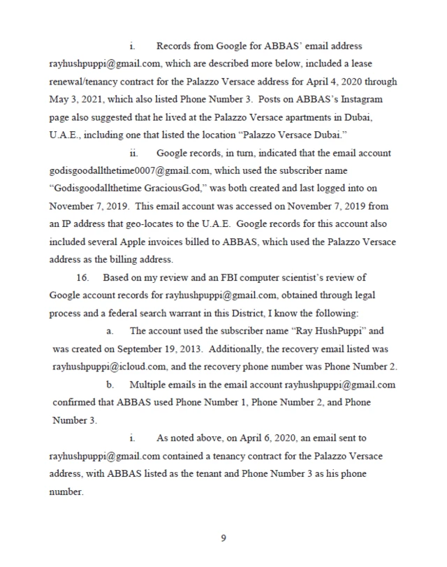 Andrew John Innocenti Affidavit