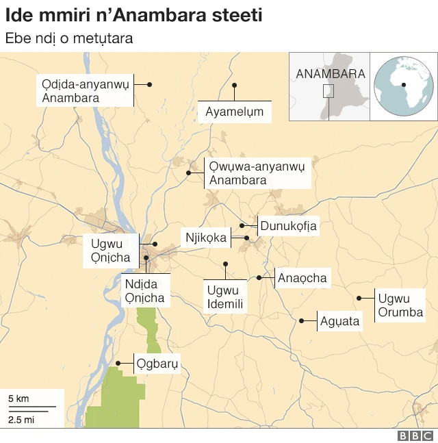 Map na-egosi ebe idemmiri metụtara