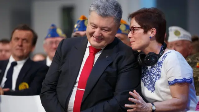 Петро Порошенко та Марі Йованович