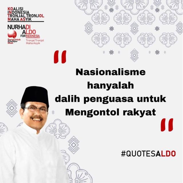 NurhadiAldo Penyegar kesumpekan Pilpres yang menormalisasi kecabulan