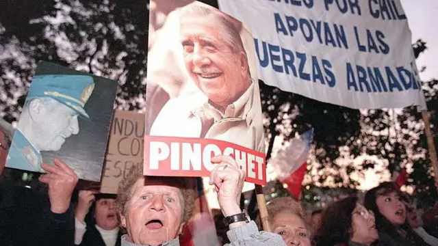 Manifestación por Pinochet