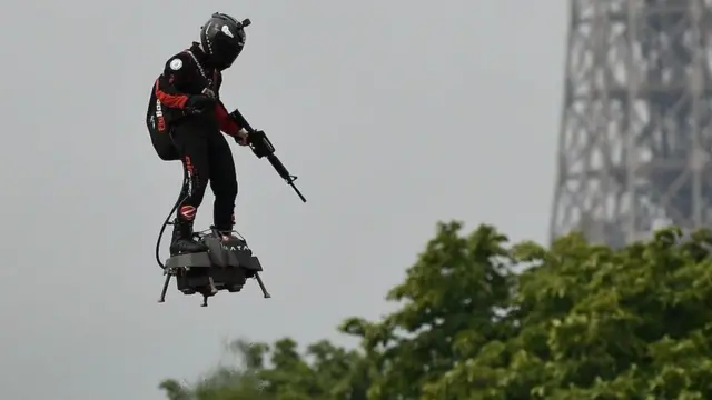 Flyboard at Bastille Day