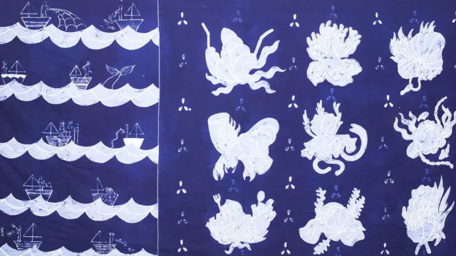 laut, pencemaran, batik