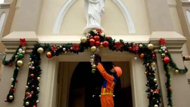 perayaan natal, gereja