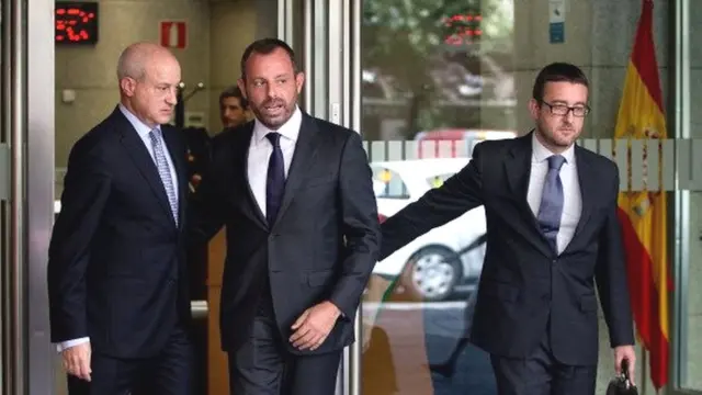L'ancien président du FC Barcelone Sandro Rosell a été interpellé mardi en Catalogne