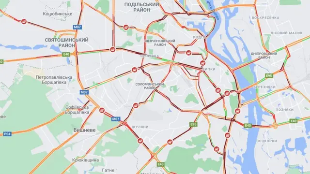 Київ у заторах