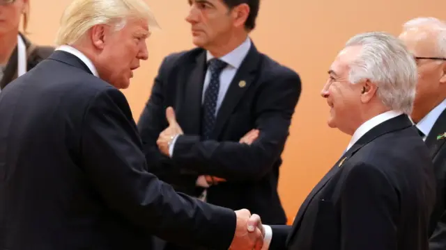 Donald Trump e Michel Temer