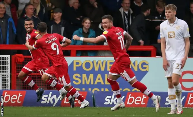 Crawley Town contest League Two match with Northampton
