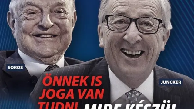 Macaristan hükümetinin hazırlattığı afiş