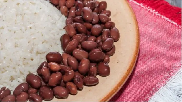 Arroz e feijão